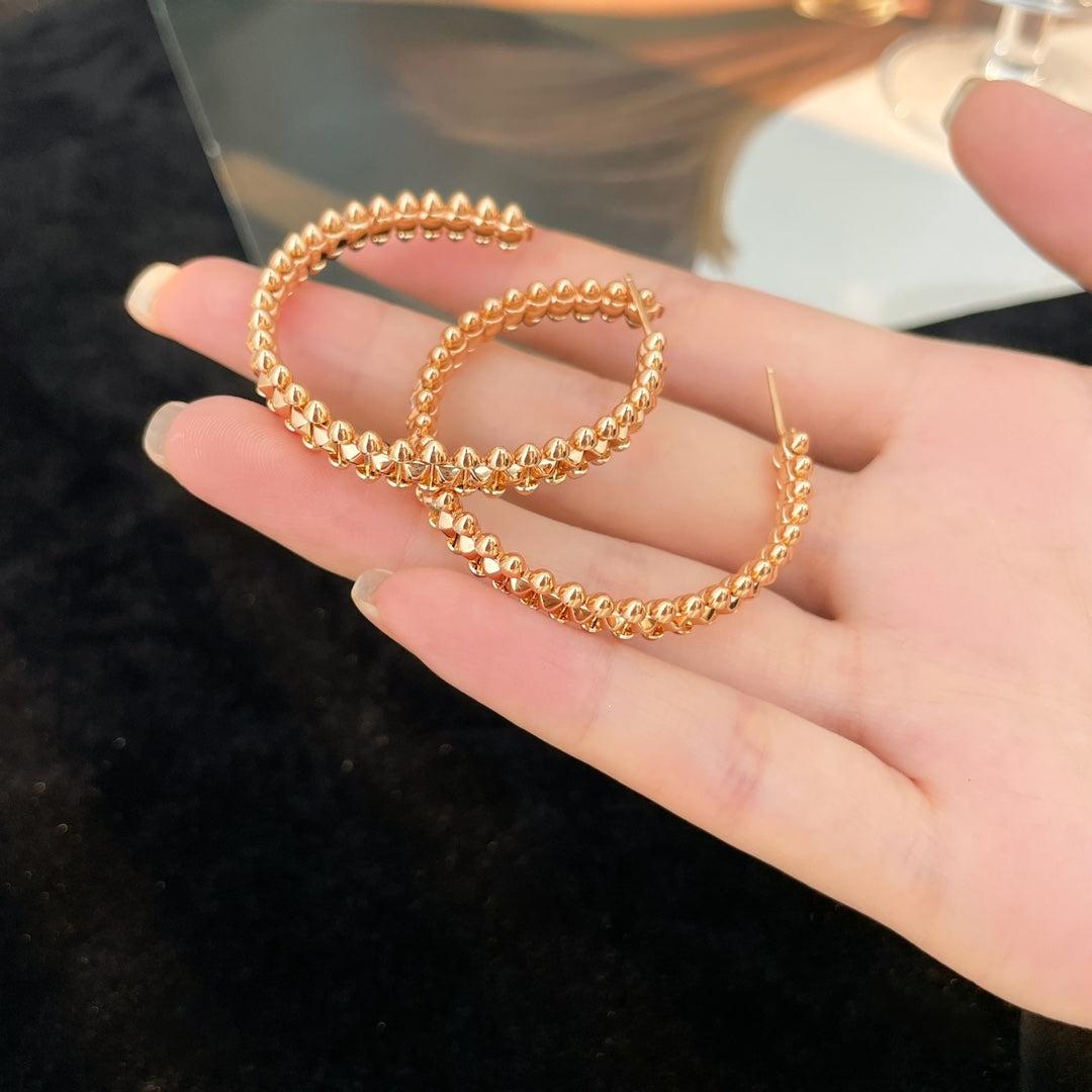 [Together Jewelry]CLASH HOOP EARRINGS