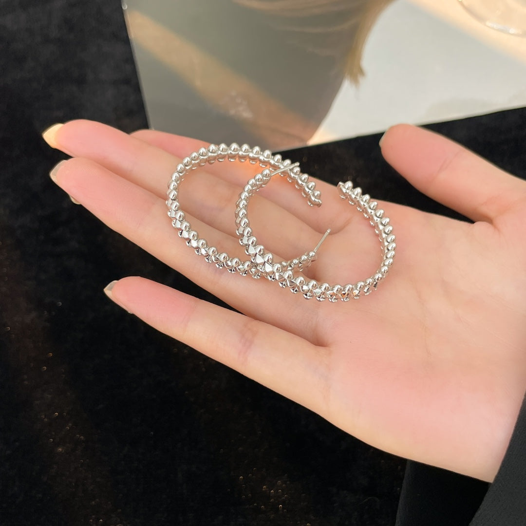 [Together Jewelry]CLASH HOOP EARRINGS