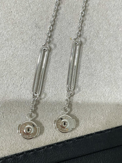 [Together Jewelry]CHAINE CHAOS DIAMOND DROP EARRINGS