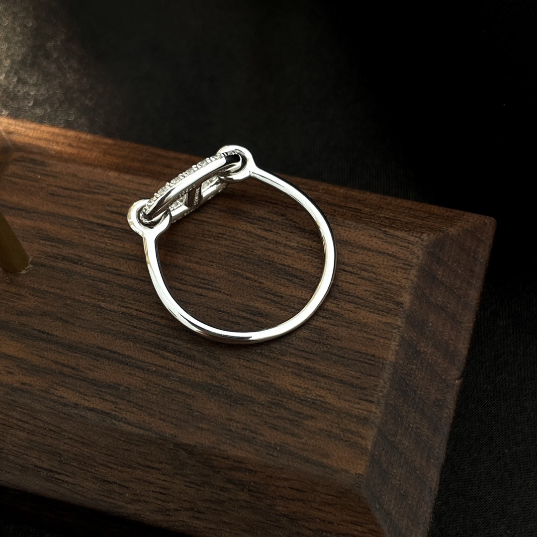 [Together Jewelry]RONDE SMALL SILVER DIAMOND RING