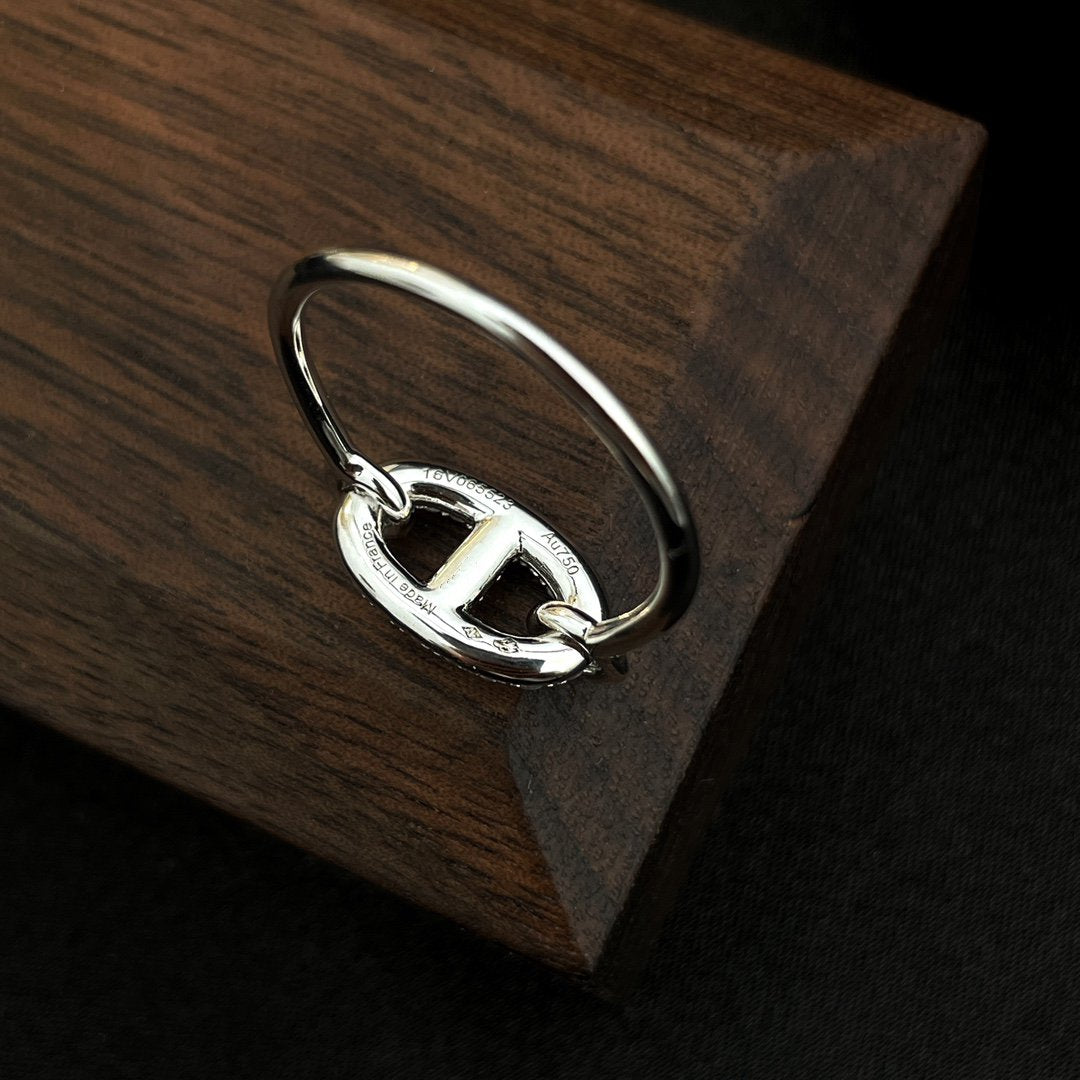 [Together Jewelry]RONDE SMALL SILVER DIAMOND RING