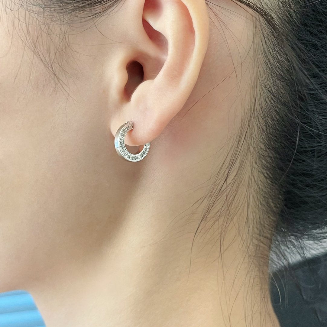 [Together Jewelry]LOVE DIAMOND EARRINGS