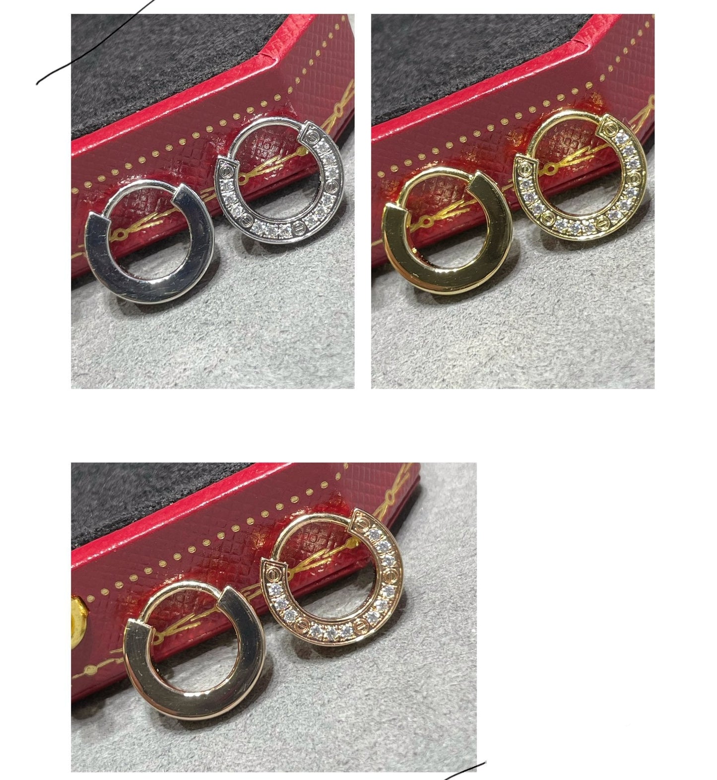 [Together Jewelry]LOVE DIAMOND EARRINGS