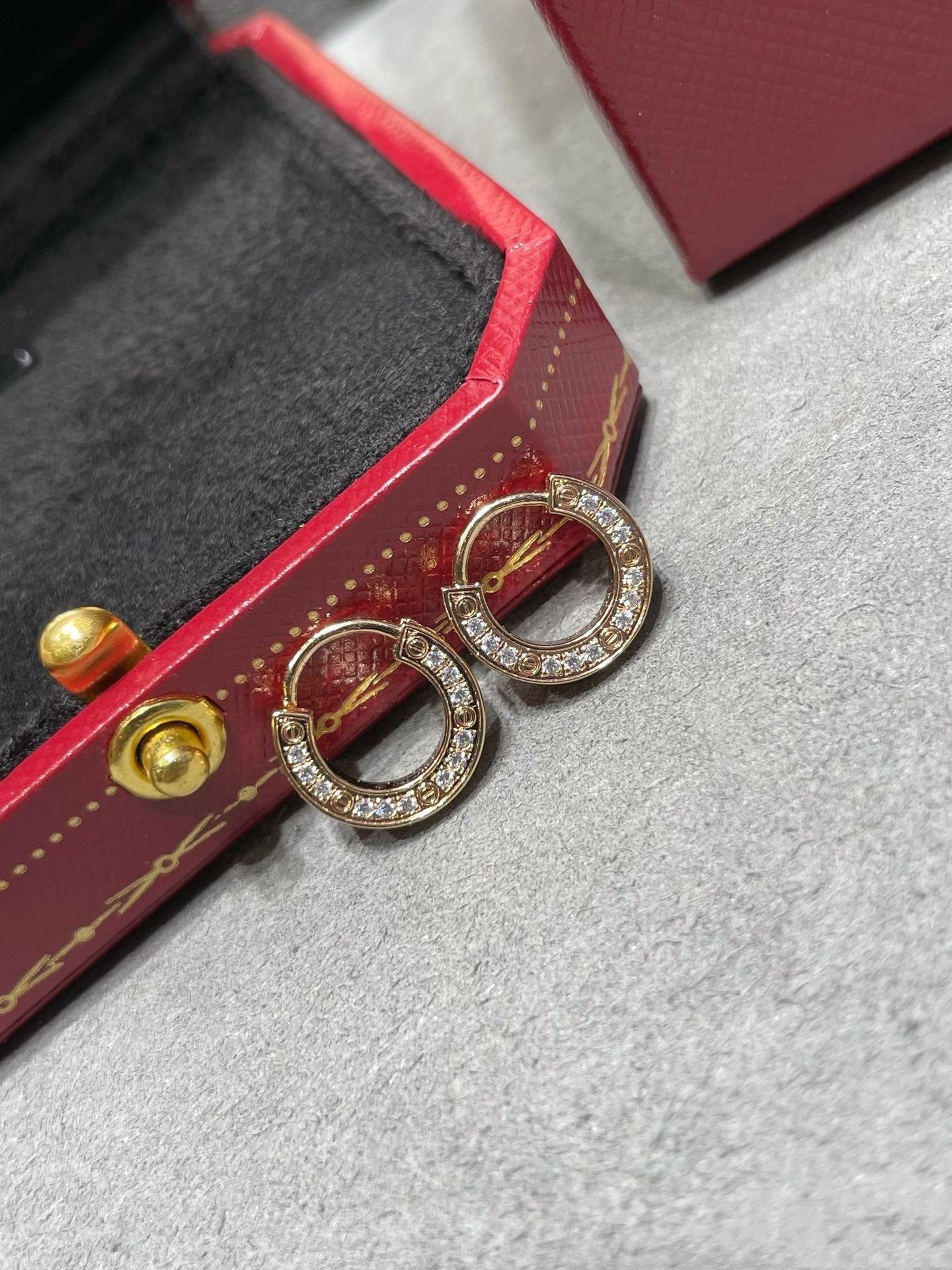 [Together Jewelry]LOVE DIAMOND EARRINGS