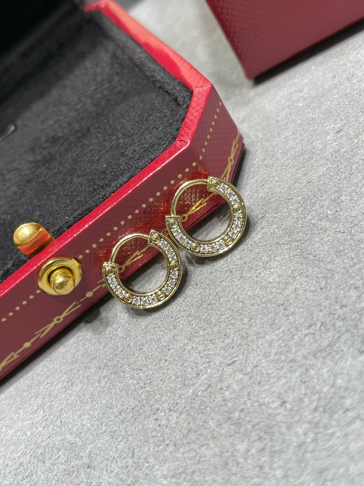 [Together Jewelry]LOVE DIAMOND EARRINGS