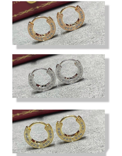 [Together Jewelry]LOVE DIAMOND EARRINGS