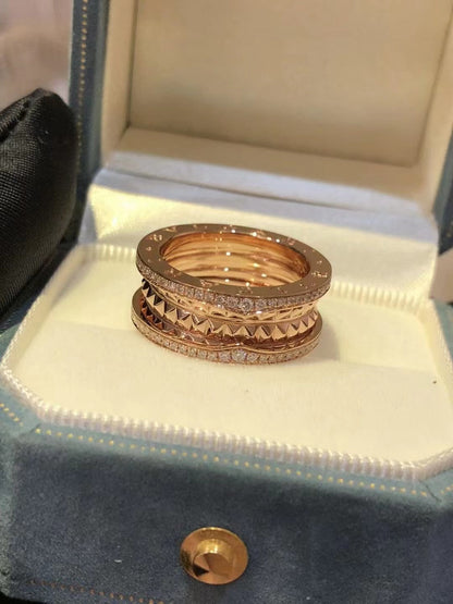 [Together Jewelry]ZERO 1 ROCK DIAMOND PINK GOLD