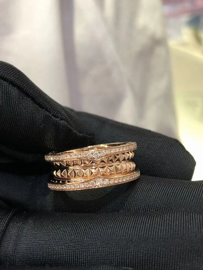 [Together Jewelry]ZERO 1 ROCK DIAMOND PINK GOLD