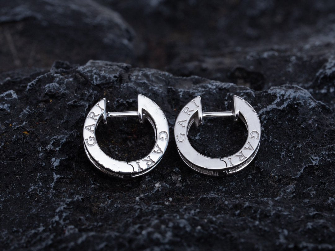 [Together Jewelry]ZERO 1 MINI SILVER DIAMOND EARRINGS