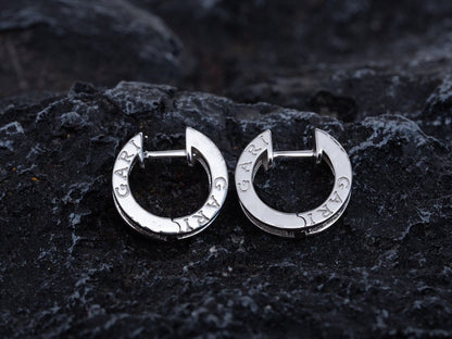 [Together Jewelry]ZERO 1 MINI SILVER DIAMOND EARRINGS