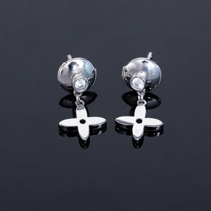 [Together Jewelry]VIDYLLE SILVER DIAMOND MINI DROP EARRINGS