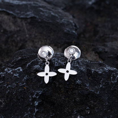 [Together Jewelry]VIDYLLE SILVER DIAMOND MINI DROP EARRINGS
