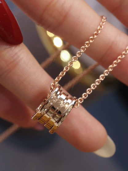 [Together Jewelry]ZERO 1 PINK GOLD NECKLACE