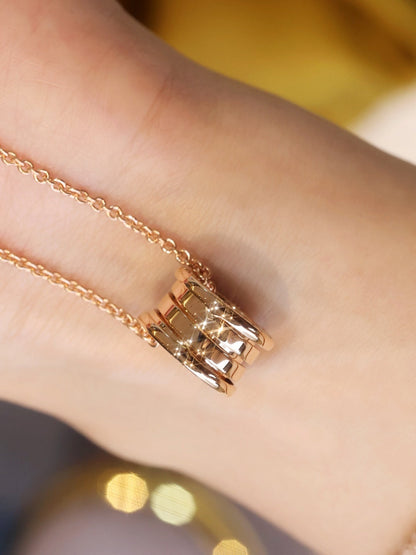 [Together Jewelry]ZERO 1 PINK GOLD NECKLACE