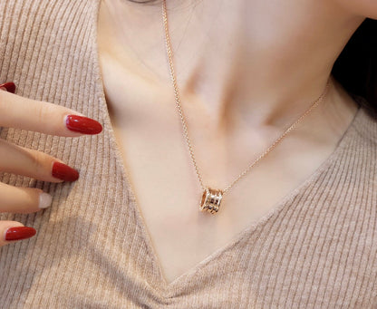 [Together Jewelry]ZERO 1 PINK GOLD NECKLACE