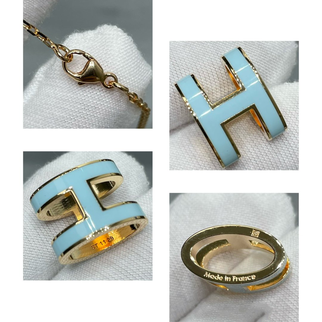 [Together Jewelry]POP H SKY BLUE NECKLACE