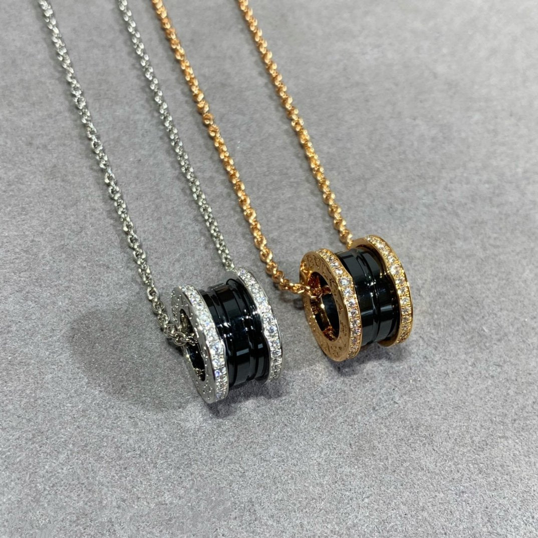 [Together Jewelry]ZERO 1 DIAMOND CERAMIC NECKLACE