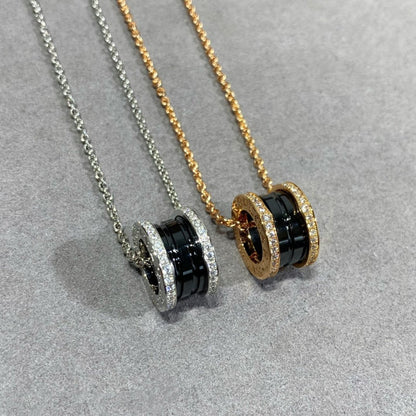 [Together Jewelry]ZERO 1 DIAMOND CERAMIC NECKLACE