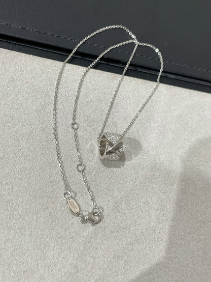 [Together Jewelry]LIENS EVIDENCE DIAMOND PAVED NECKLACE