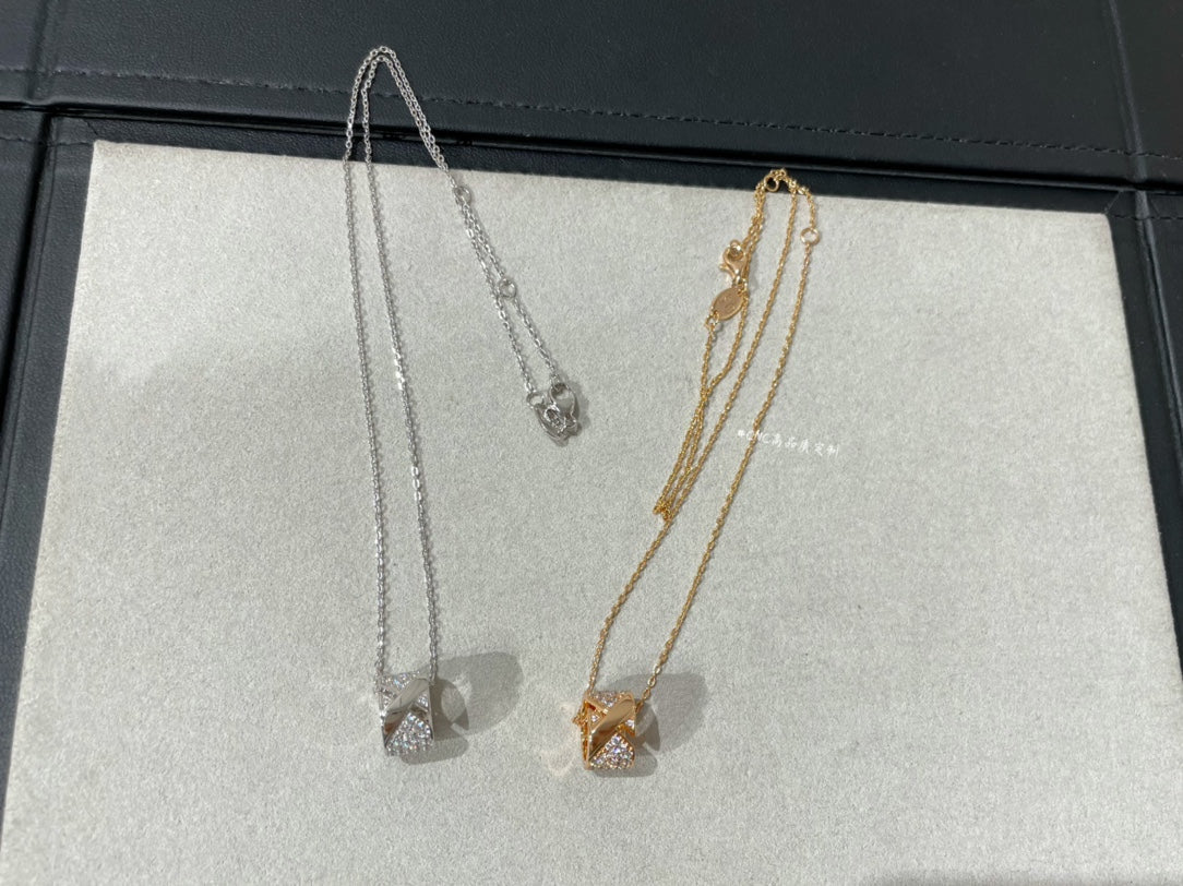 [Together Jewelry]LIENS EVIDENCE DIAMOND PAVED NECKLACE