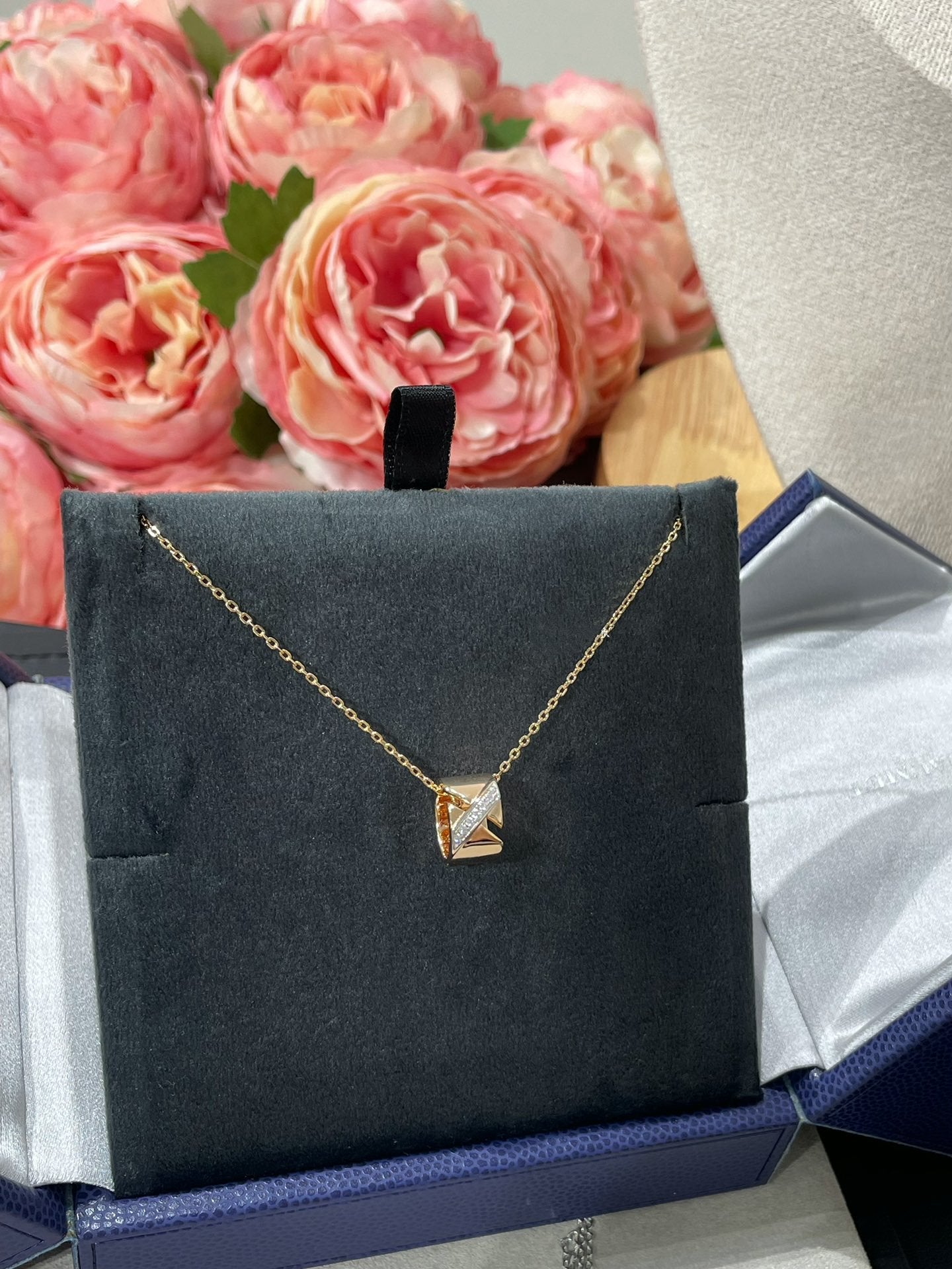 [Together Jewelry]LIENS EVIDENCE DIAMOND NECKLACE