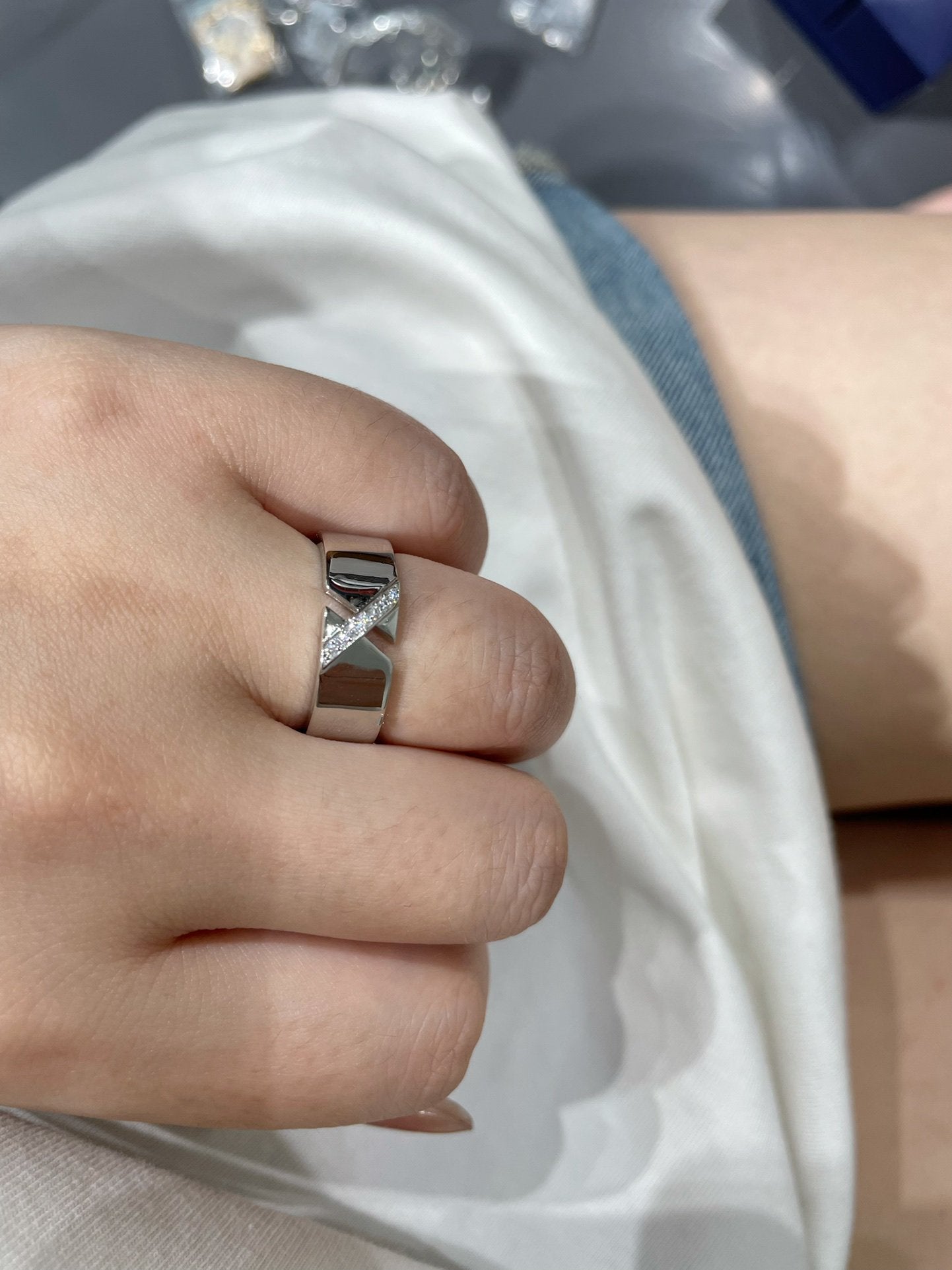 [Together Jewelry]LIENS EVIDENCE DIAOMOND RING