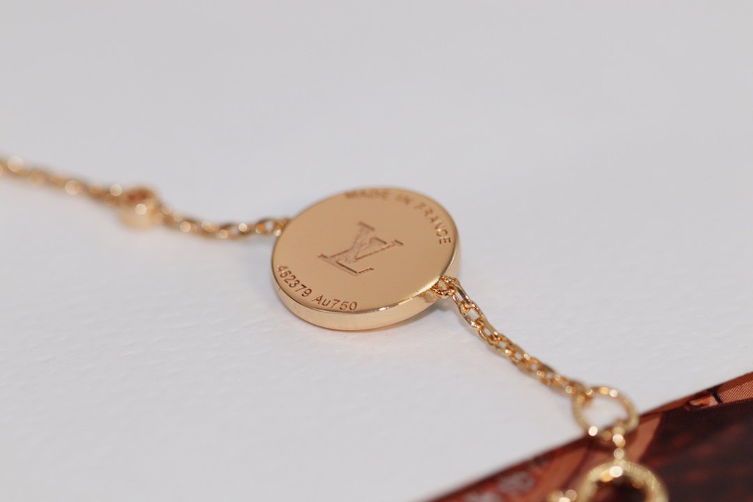 [Together Jewelry]STAR AND SUN 4 MOTIF PINK GOLD MALACHITE BRACELET
