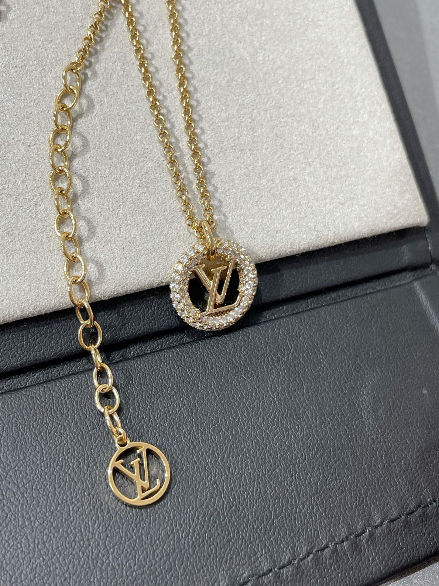 [Together Jewelry]BY NIGHT DIAMOND PAVED NECKLACE