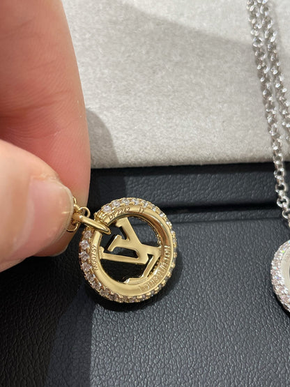 [Together Jewelry]BY NIGHT DIAMOND PAVED NECKLACE