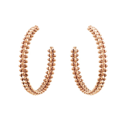 [Together Jewelry]CLASH LARGE HOOP EARRINGS