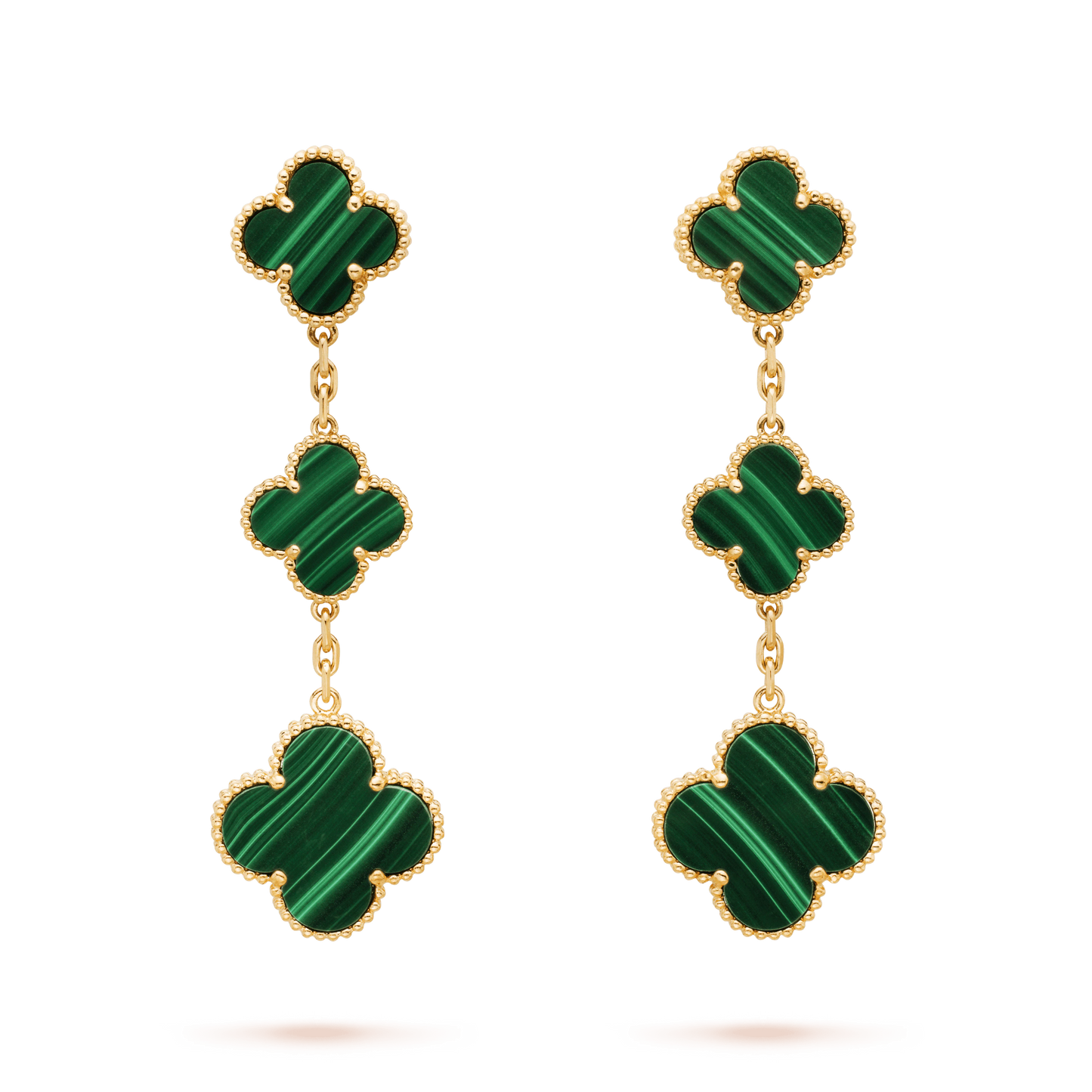 [Together]CLOVER MALACHITE 3 MOTIFS GOLD
