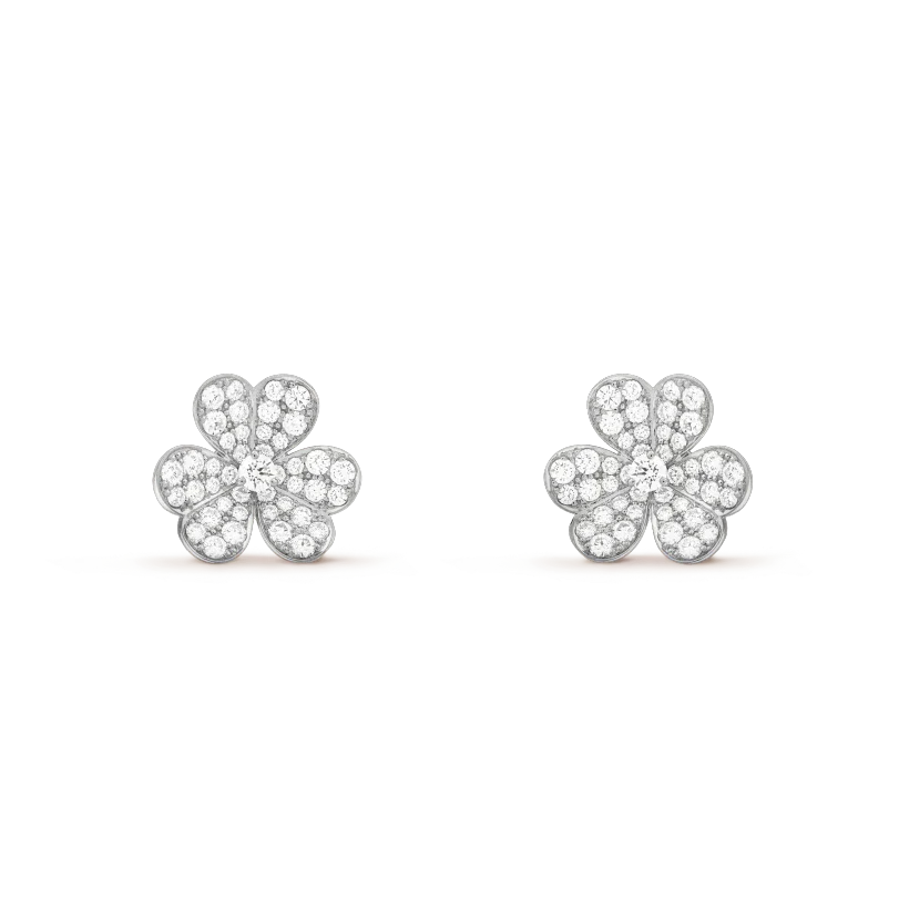 [Together]CLOVER COMOS DIAMOND EARRINGS SILVER