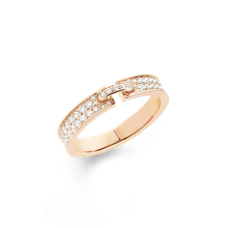 [Together Jewelry]ALLIANCE LIENS VIDENCE PAVED DIAMOND 4MM RING