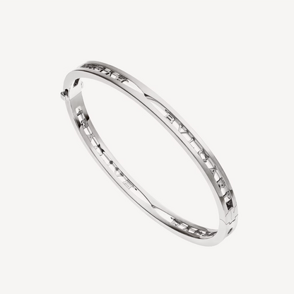 [Together Jewelry]ZERO 1 SPIRAL LOGO SILVER BRACELET