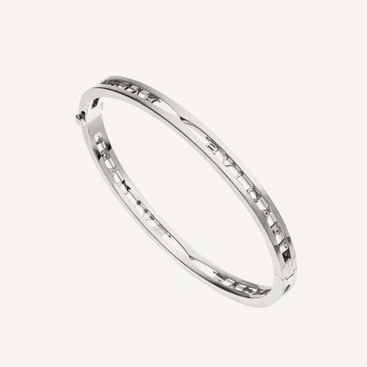 [Together Jewelry]ZERO 1 SPIRAL LOGO SILVER BRACELET