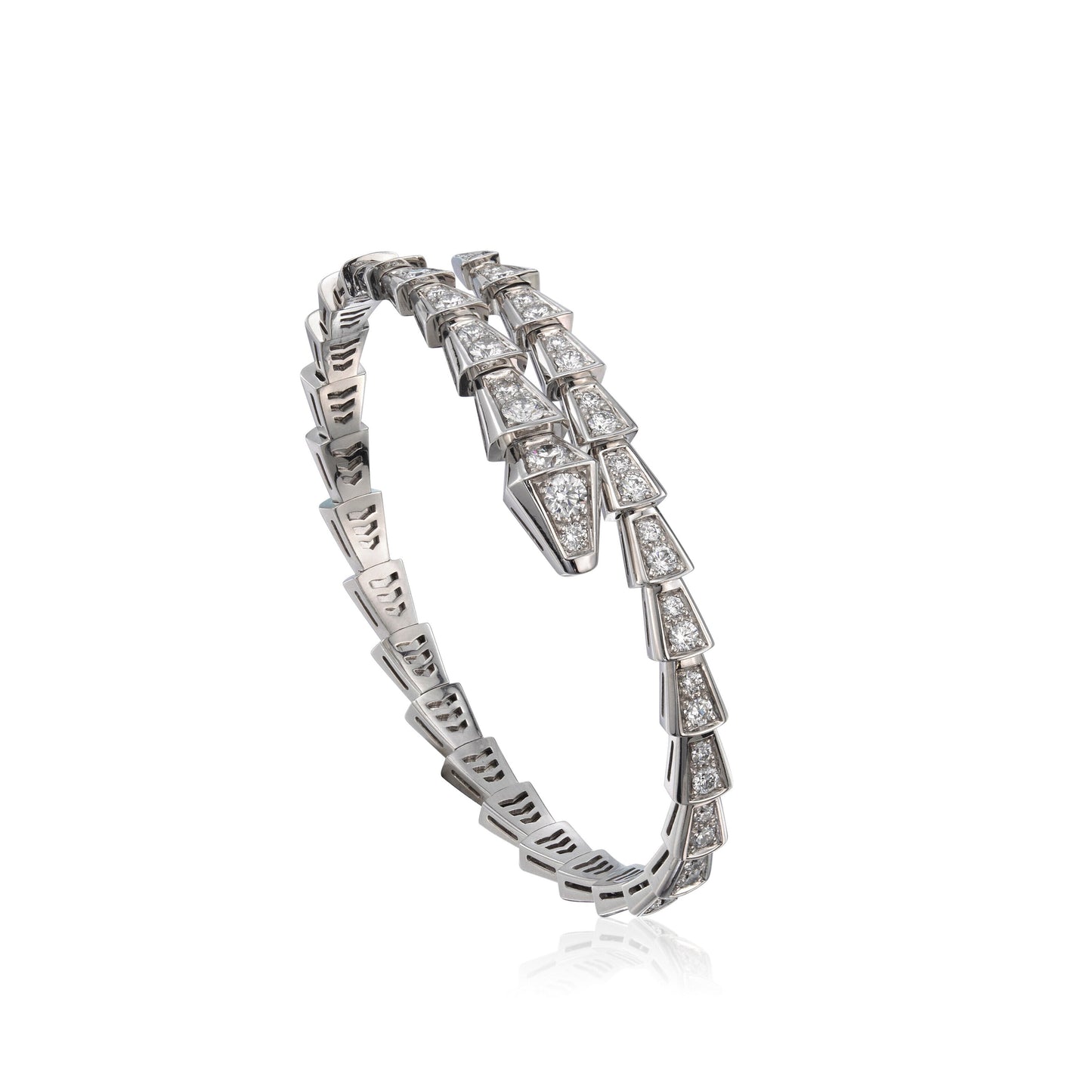 [Together Jewelry]SERPENTI BRACELET 6MM SILVER DIAMOND