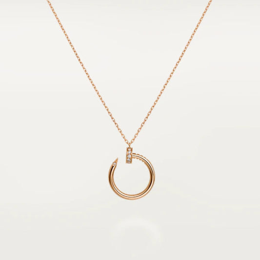 [Together Jewelry]JUSTE NECKLACE PINK GOLD
