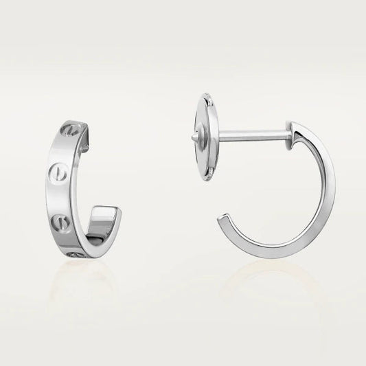 [Together Jewelry]LOVE EARRINGS 2.65MM SILVER