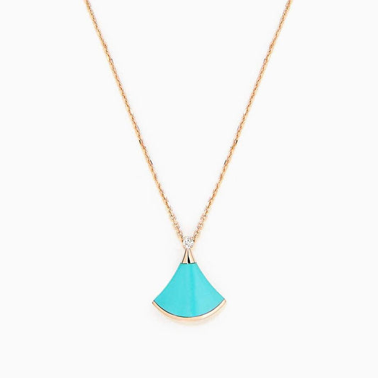 [Together Jewelry]DREAM NECKLACE TURQUOISE PINK GOLD