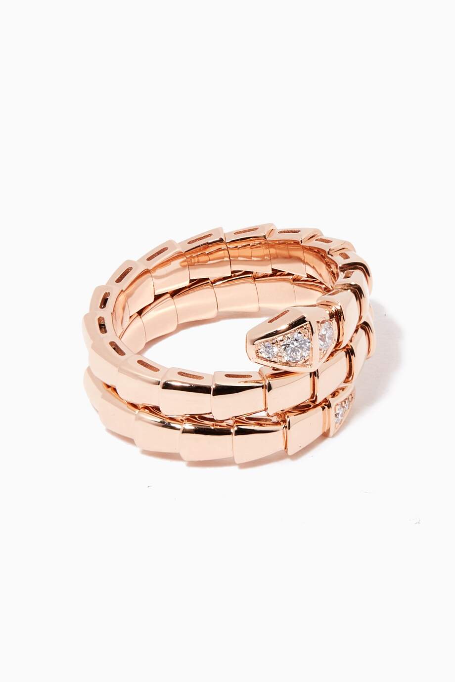 [Together Jewelry]SERPENTS DOUBLE ROW DIAMOND RING