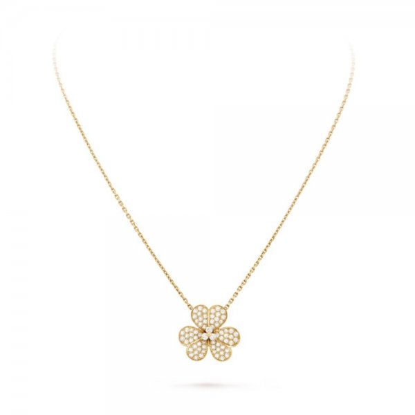 [Together]FLOWER DIAMOND NECKLACE