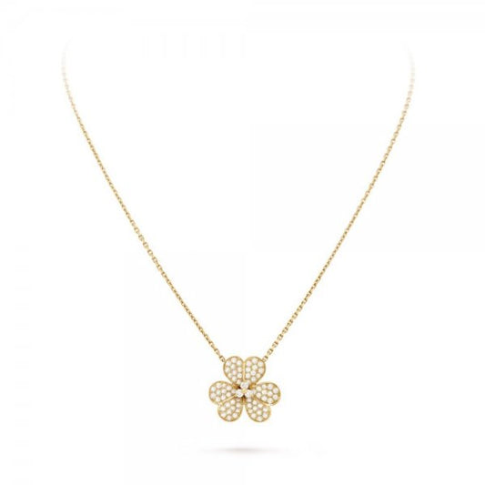 [Together]FLOWER DIAMOND NECKLACE