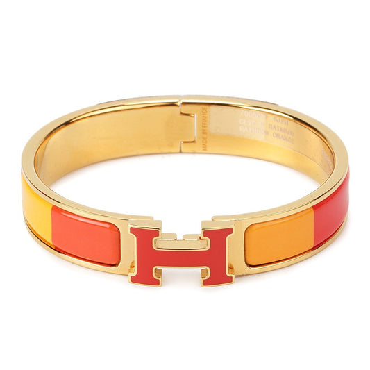 [Together Jewelry]H BRACELET ORANGE RAINBOW CERAMIC