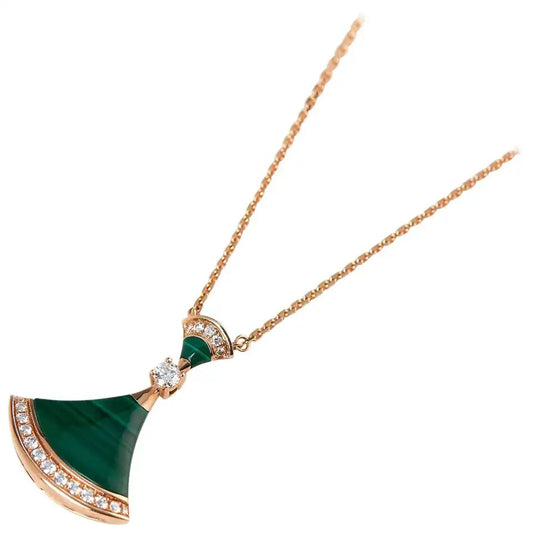 [Together Jewelry]DREAM NECKLACE MALACHITE DIAMOND