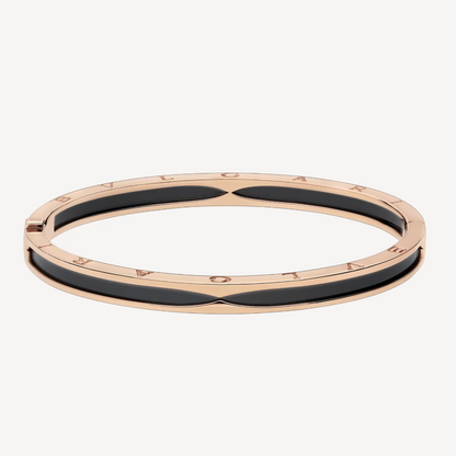 [Together Jewelry]ZERO 1 PINK GOLD WITH BLACK CERAMIC BRACELET
