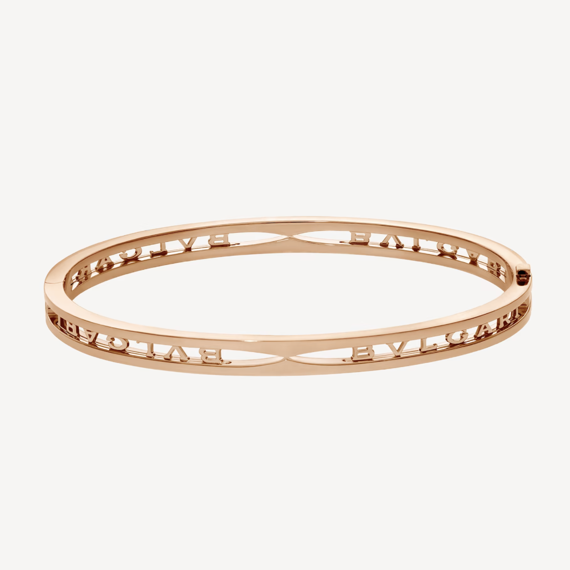 [Together Jewelry]ZERO 1 SPIRAL LOGO PINK GOLD BRACELET