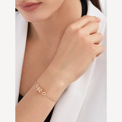[Together Jewelry]ZERO 1 SOFT PINK GOLD BRACELET