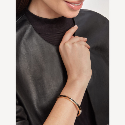 [Together Jewelry]ZERO 1 PINK GOLD WITH BLACK CERAMIC BRACELET