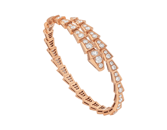 [Together Jewelry]SERPENTI BRACELET 6.8MM PINK GOLD DIAMOND
