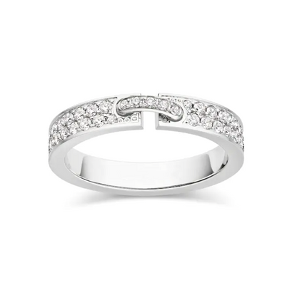 [Together Jewelry]ALLIANCE LIENS VIDENCE PAVED DIAMOND 4MM RING